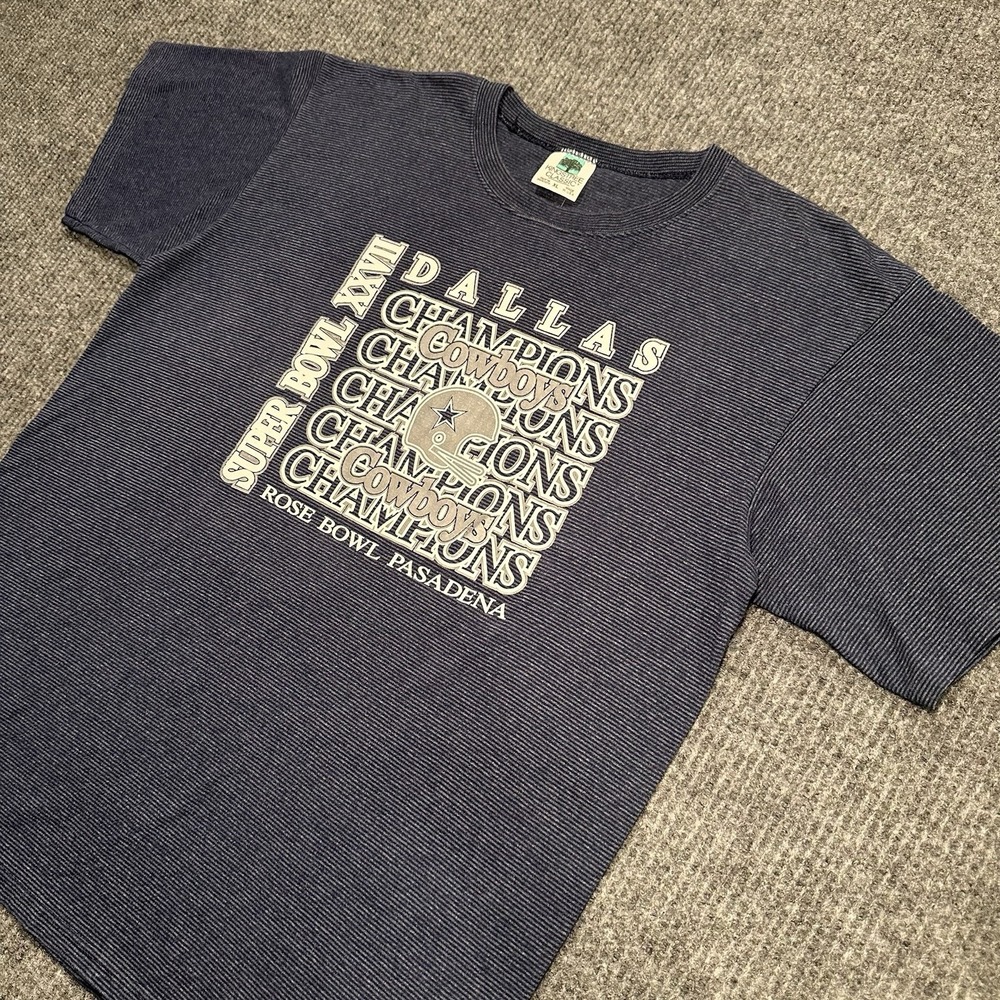 VTG Dallas Cowboys T Shirt Super Bowl Champions XXVII 1993 Sz XL Single Stitch